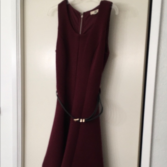YA Los Angeles. Burgundy fit and flare dress. Great condition. Medium - Picture 1 of 11